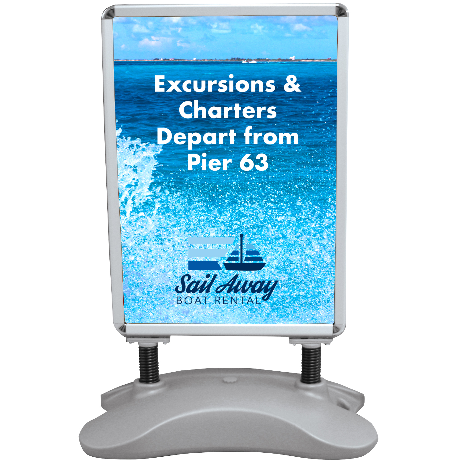 Product Photo 1 Outdoor Flex Sign with Ballast Base