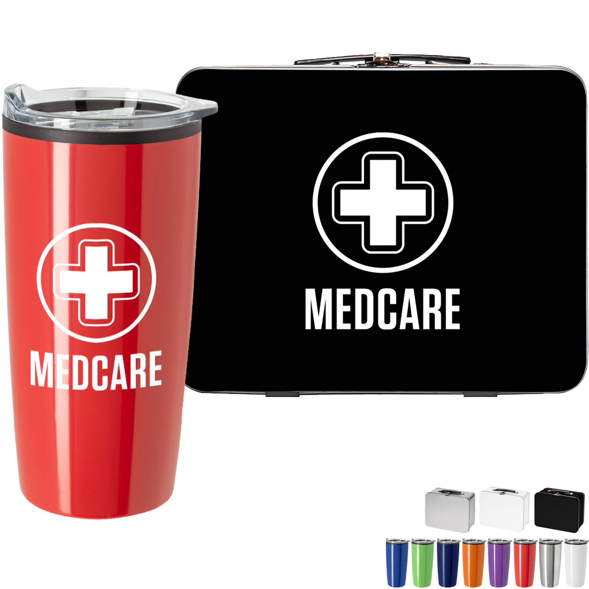 Product Photo 1 Throwback Lunch Box w/ Tumbler, 20oz.