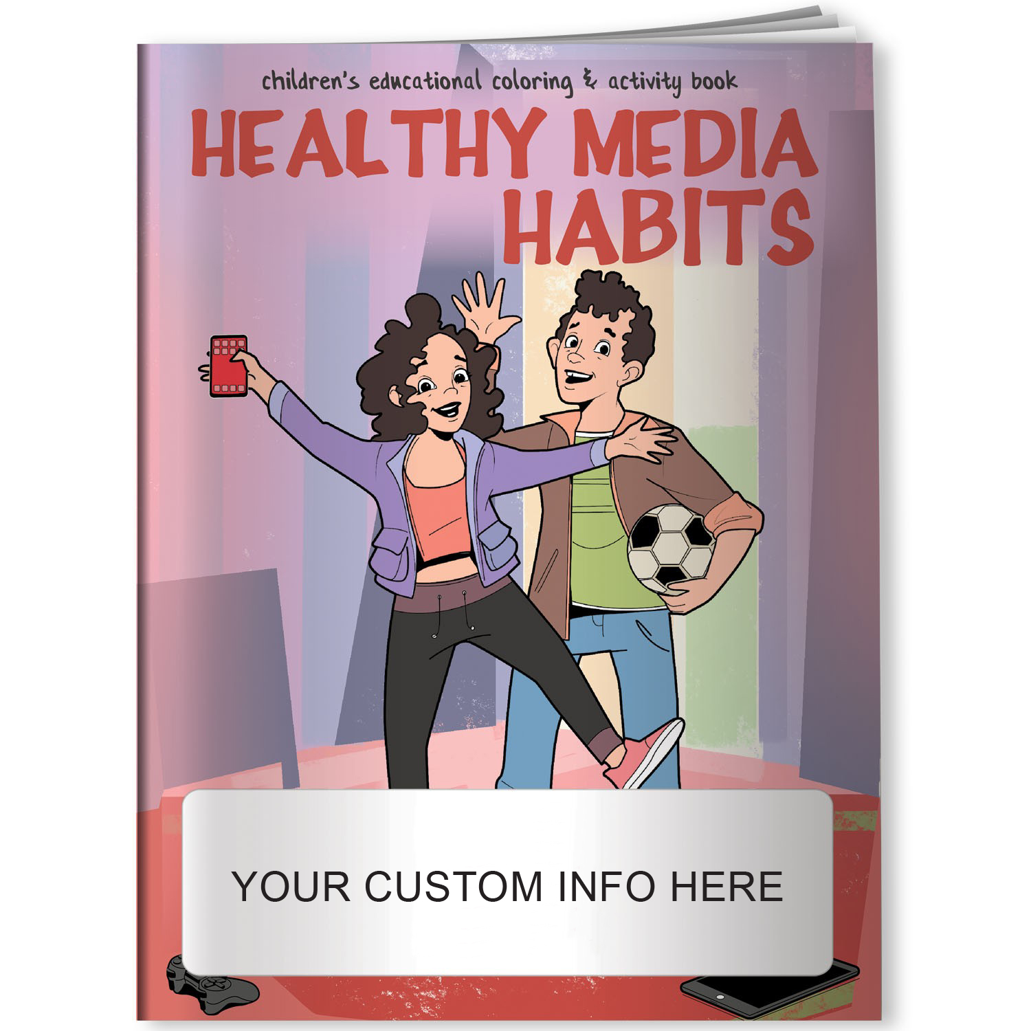 Product Photo 1 Healthy Media Habits Coloring Book