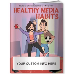 Healthy Media Habits Coloring Book - CLB682