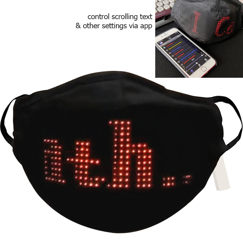 Product Photo 1 LED Programmable Message Reusable Face Mask