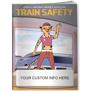 Train Safety Coloring Book - CLB685