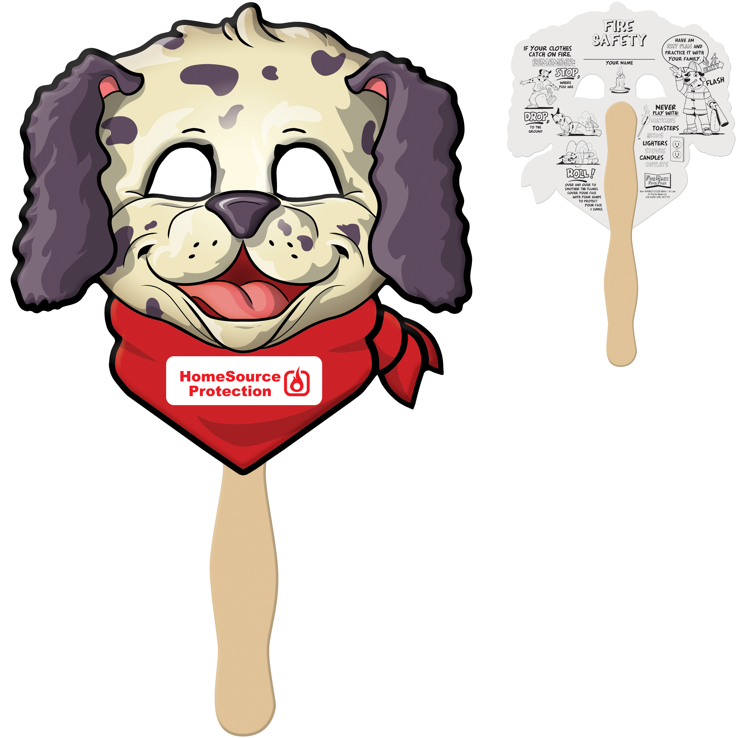 Product Photo 1 Fire Safety Fun Mask Face Fan