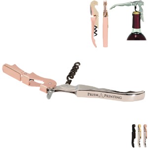 Metallic Waiter's Corkscrew Wine Bottle Opener - GO1565