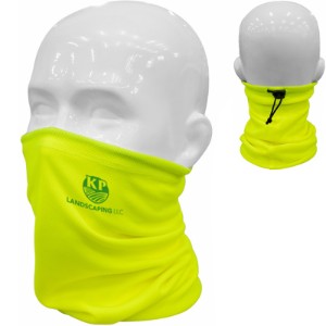 High Visibility Double Layer Face Mask/Neck Gaiter with Cinch Cord - MX1000