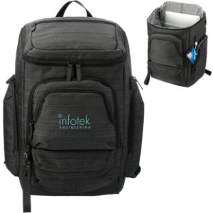 NBN Whitby 15" PolyCanvas Computer Backpack w/ USB Port - LD6513