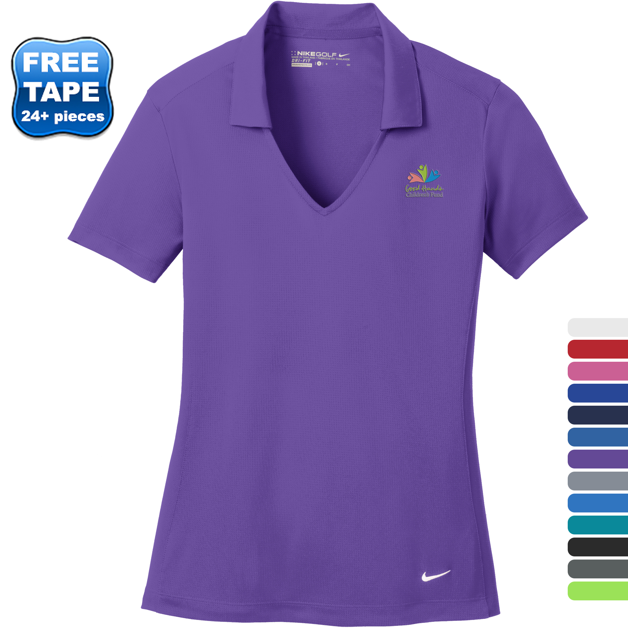 Product Photo 1 NIKE® Dri-FIT Vertical Mesh Ladies' Polo