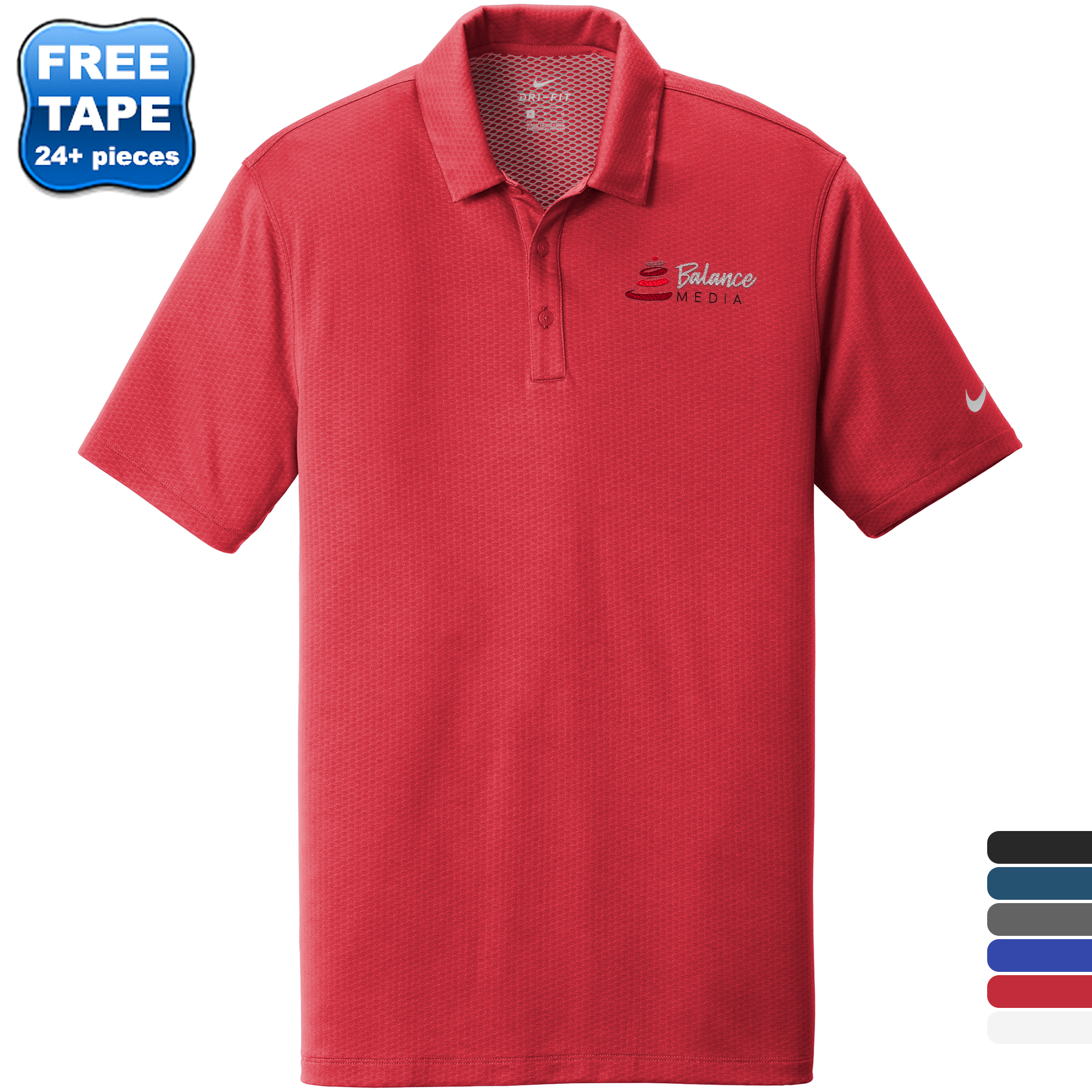 Product Photo 1 NIKE® Dri-FIT Hex Textured Men's Polo