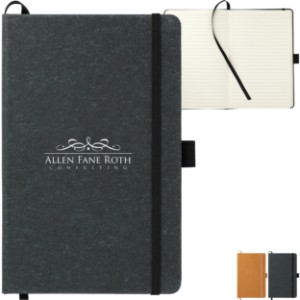 Recycled Leather Bound JournalBook®, 5-1/2" x 8-1/2" - LD6569