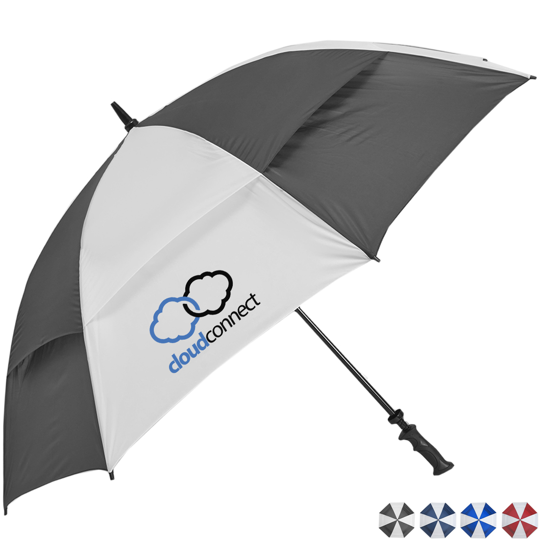 Product Photo 1 Challenger- Alternating Panels- Manual Open Golf Umbrella, 62" Arc