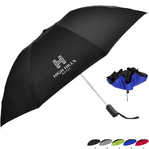 Comfort Grip Auto Open/Close Inverted Folding Umbrella, 46" Arc - AV1065