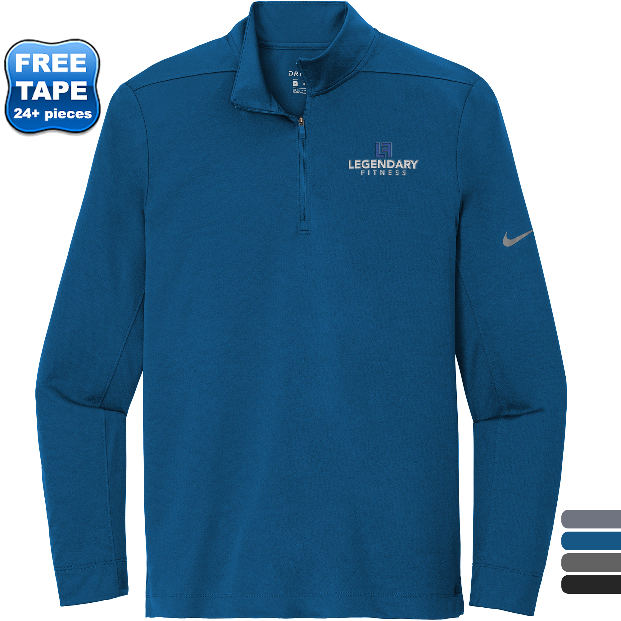 Product Photo 1 NIKE® Dri-FIT 1/2 Zip Polyester Men's Cover-Up