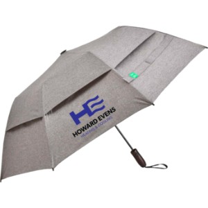 Park Avenue Vented Auto Open Folding Umbrella, 46" Arc - AV1125