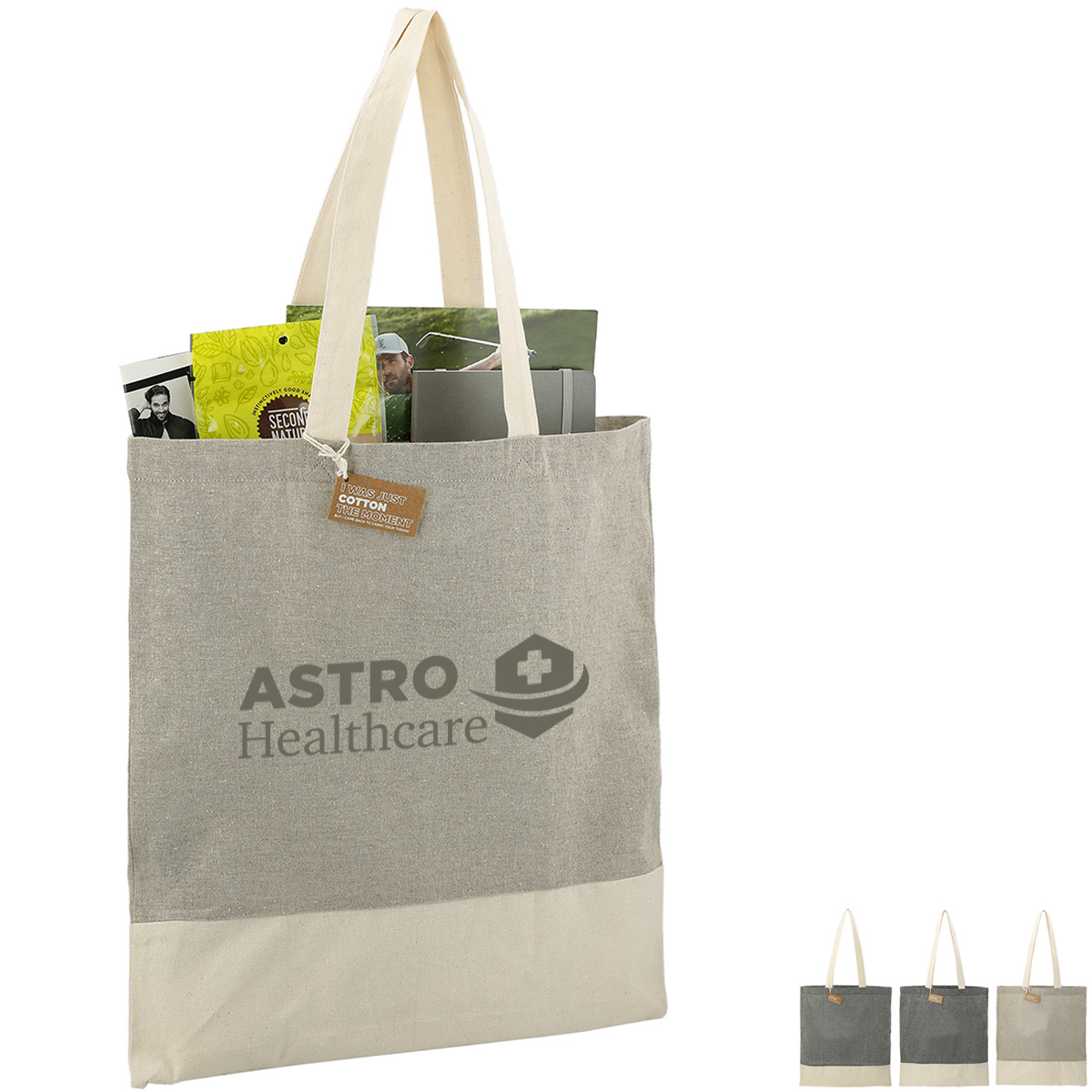 Product Photo 1 Split Recycled 5oz Cotton Twill Convention Tote