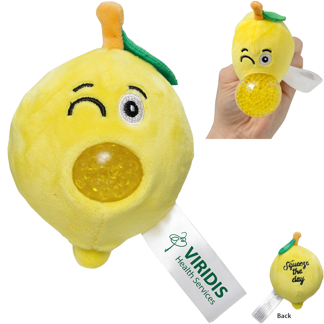 Product Photo 1 Lemon Squeeze the Day Plush and Gel Stress Buster™