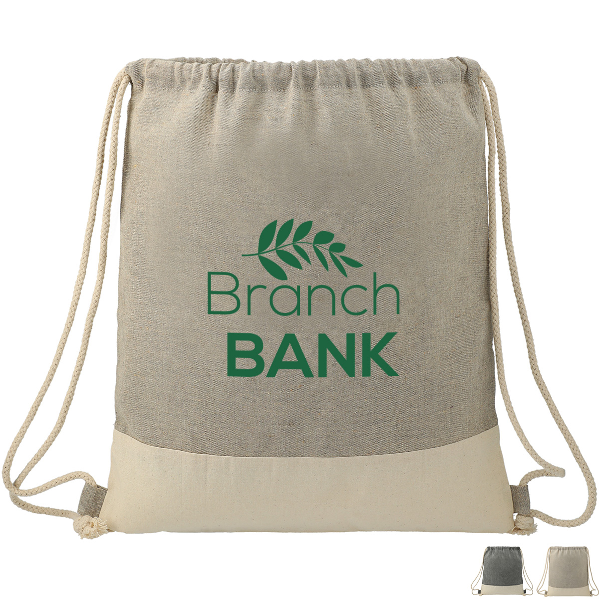 Product Photo 1 Split Recycled Cotton Drawstring Bag