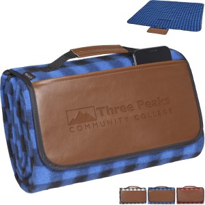 Field & Co.® Buffalo Plaid Fleece Picnic Blanket, 47" x 53" - LD7979