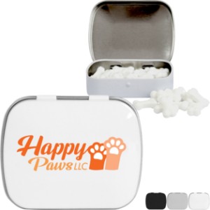 Bone Shaped Mints in Domed Tin - CI2155