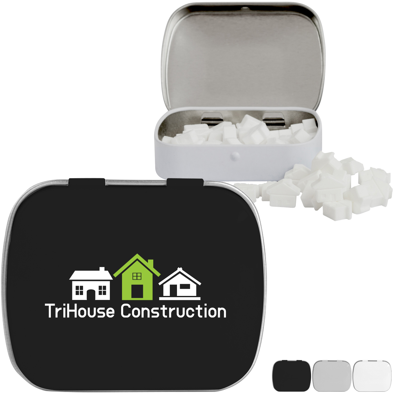 Product Photo 1 House Shaped Mints in Domed Tin