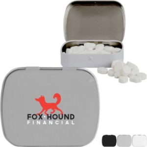 Dollar Sign Shaped Mints in Domed Tin - CI2170