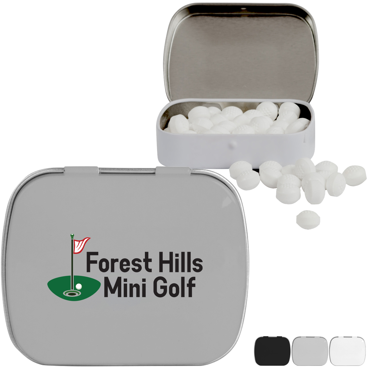 Product Photo 1 Golf Ball Shaped Mints in Domed Tin