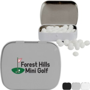 Golf Ball Shaped Mints in Domed Tin - CI2210