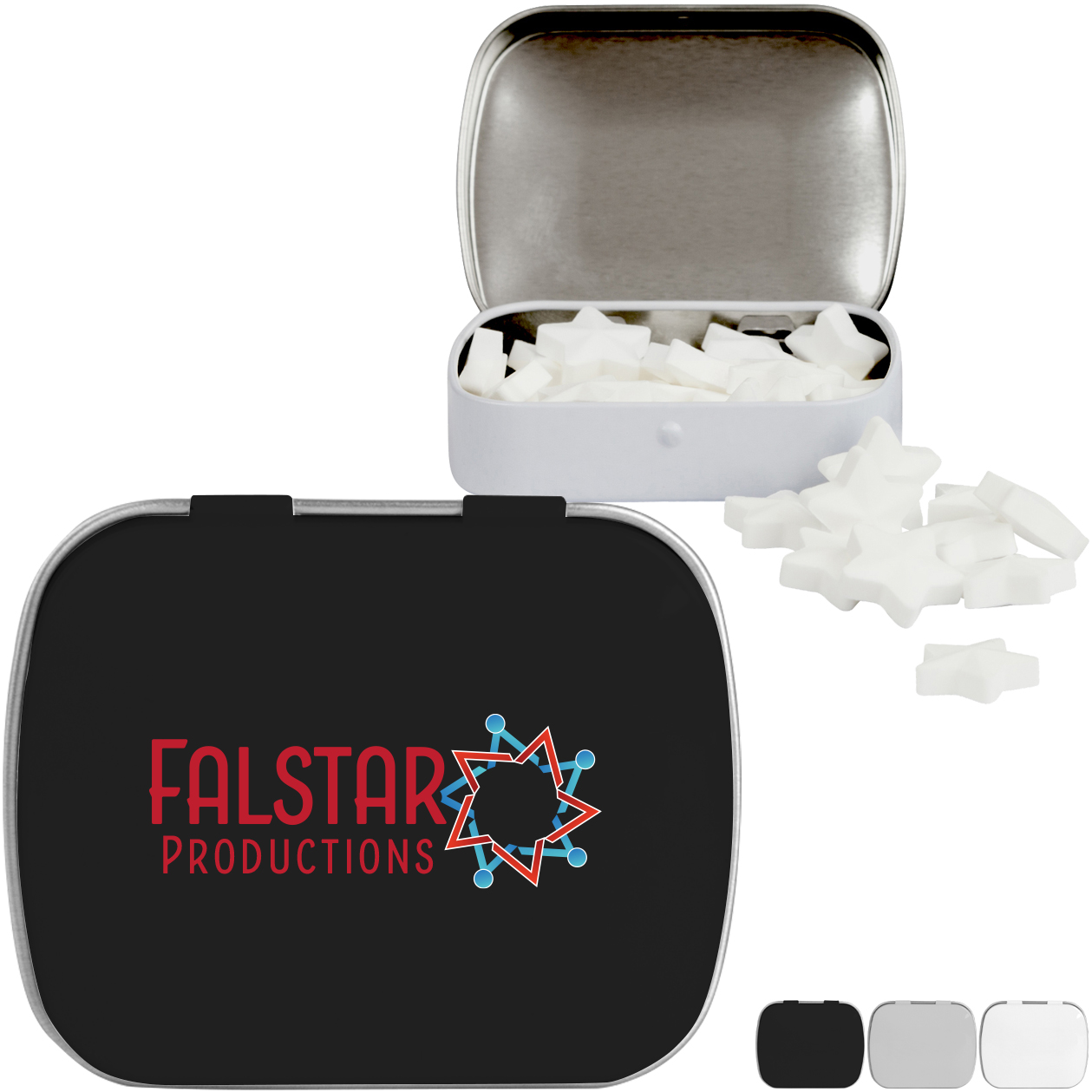 Product Photo 1 Star Shaped Mints in Domed Tin