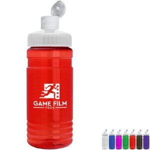 Transparent Bottle w/ Flip Top Dispenser, 20oz. - GY3202