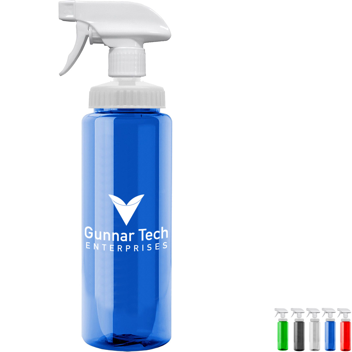 Product Photo 1 Transparent Spray Bottle w/ Spray Nozzle, 32oz.