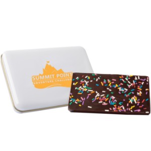 Dark Chocolate & Sprinkles Bark Tin - CI2345