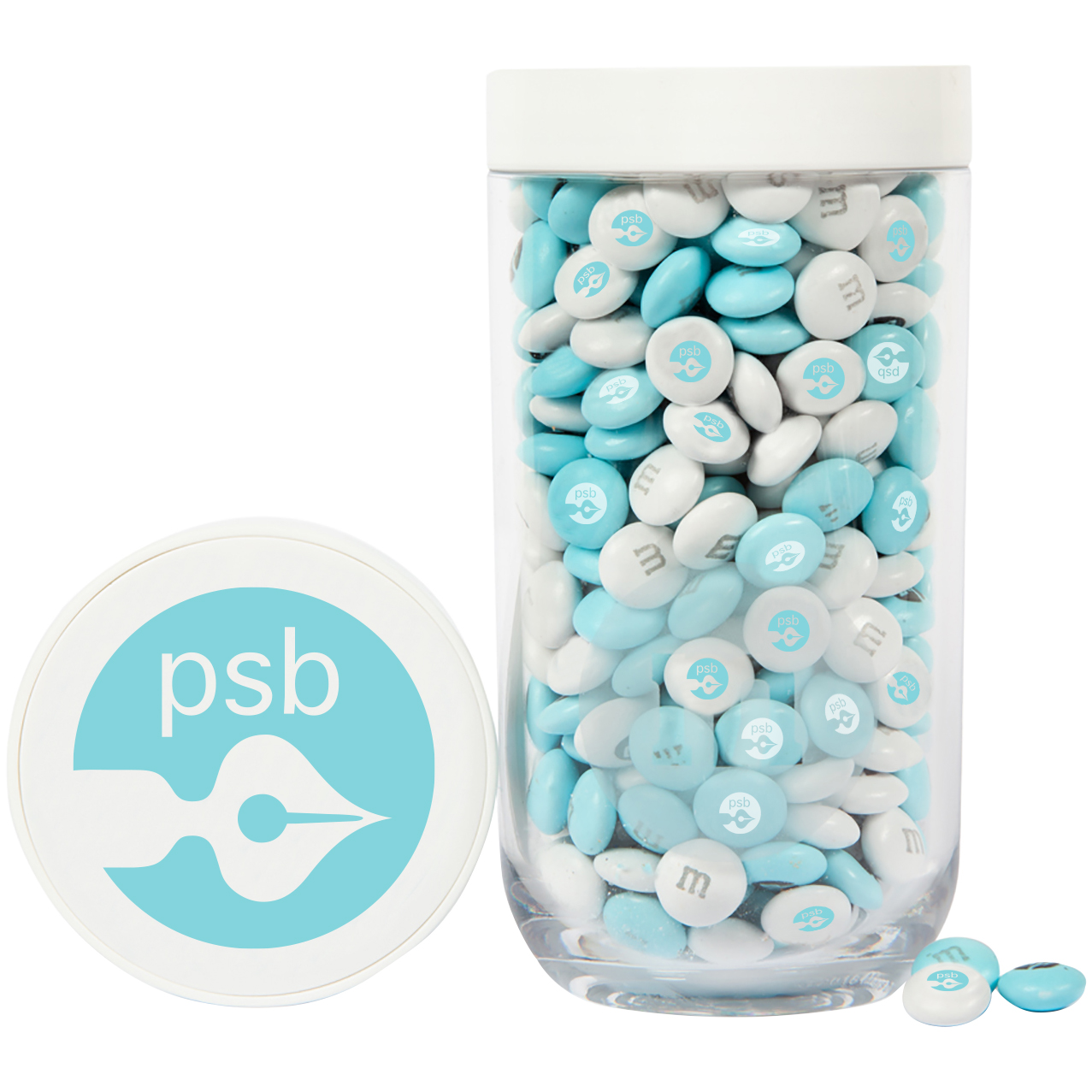 Product Photo 1 Color Choice Personalized M&M's® Gift Jar, 12.7oz.