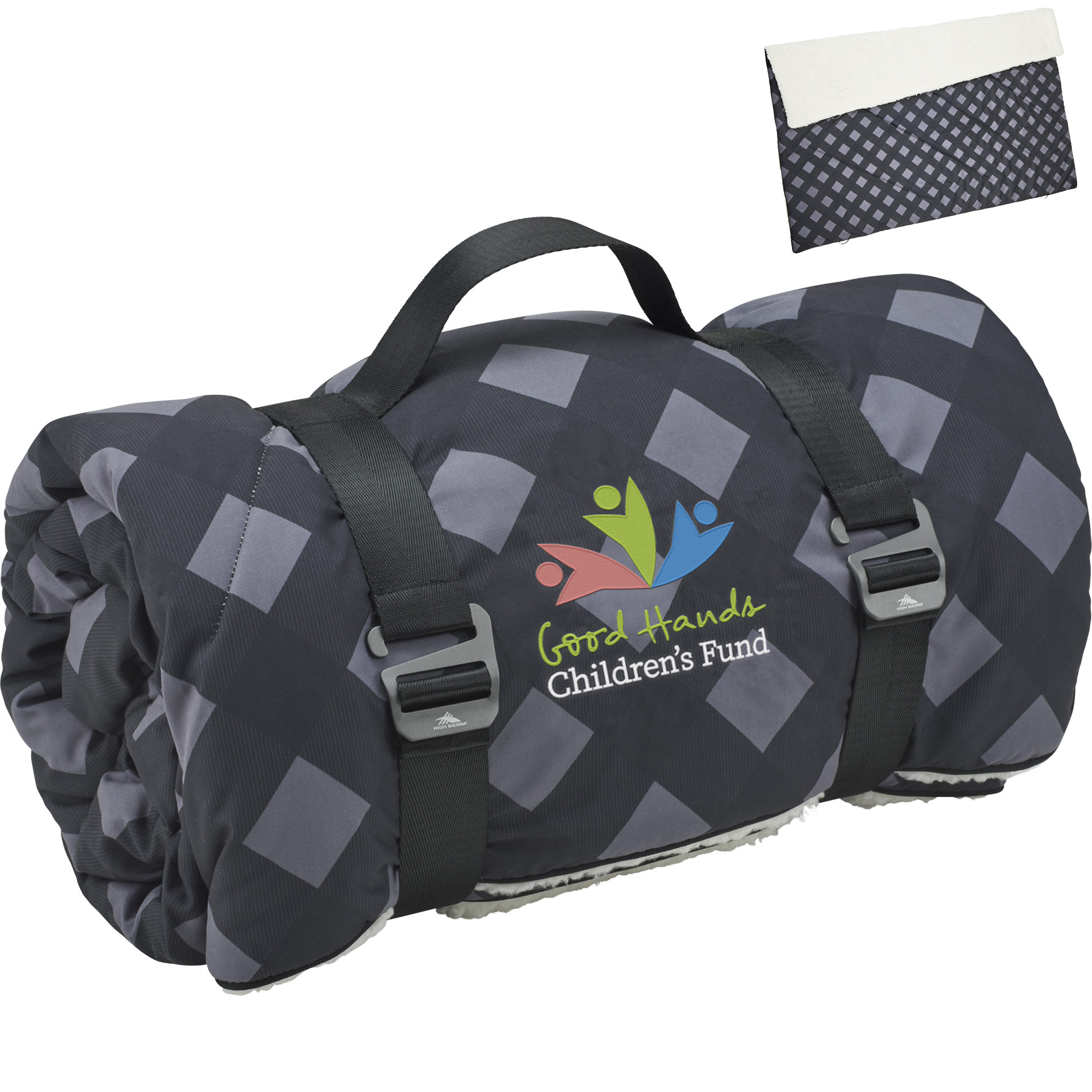 Product Photo 1 High Sierra® Roll-Up Puffy Sherpa Blanket, 50" x 60"