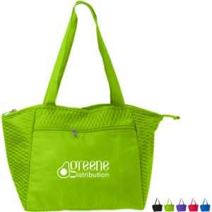 Lunch Wave Poly Pro Non-Woven Cooler Tote - VT6250