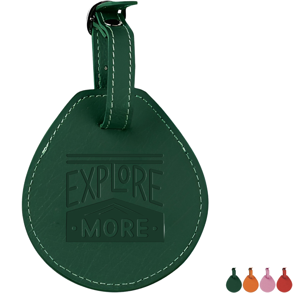 Product Photo 1 Leather Tear Drop Luggage Tag