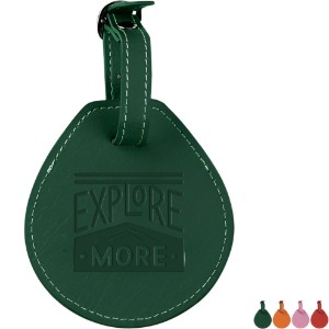 Leather Tear Drop Luggage Tag - GH4325