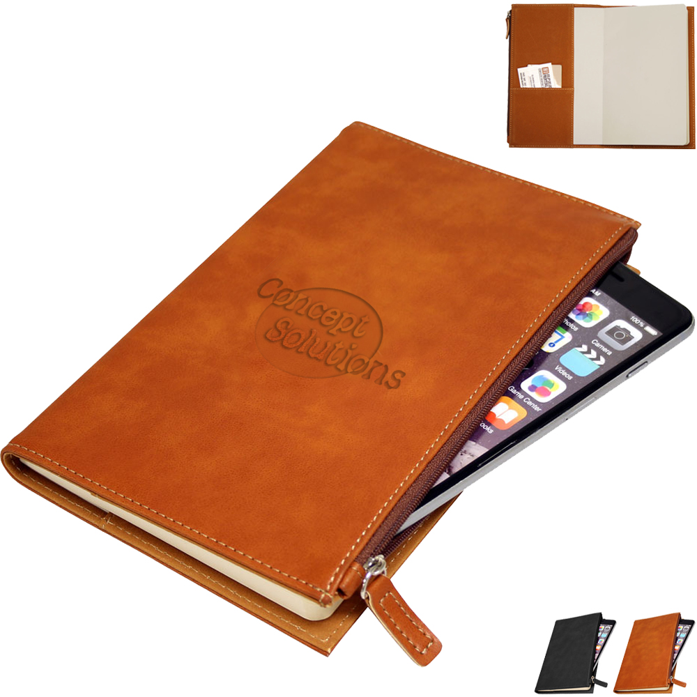 Product Photo 1 Artisan Leatherette Journal, 5”W x 8-¼”H