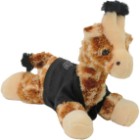 Photo 6 Mini Flopsies Plush Giraffe, 8"