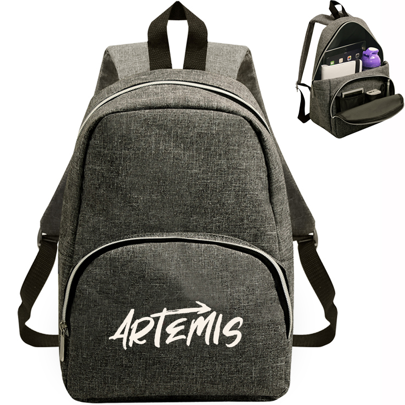 Product Photo 1 Minikin Heathered Polycanvas Mini Backpack