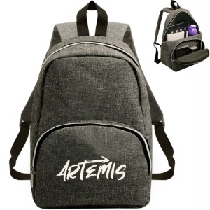 Minikin Heathered Polycanvas Mini Backpack - GH4405