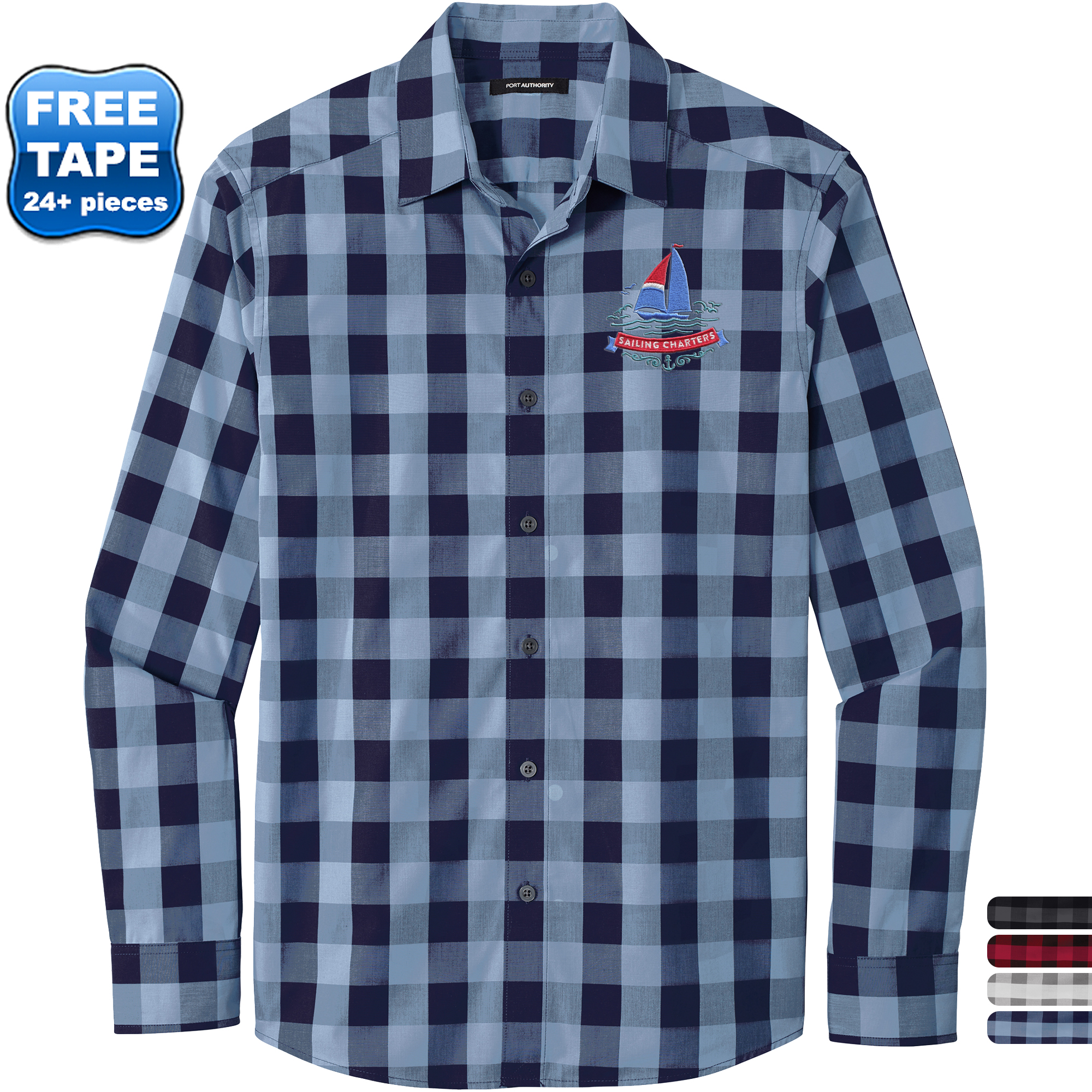 Product Photo 1 Port Authority® Everyday Plaid Men's Shirt