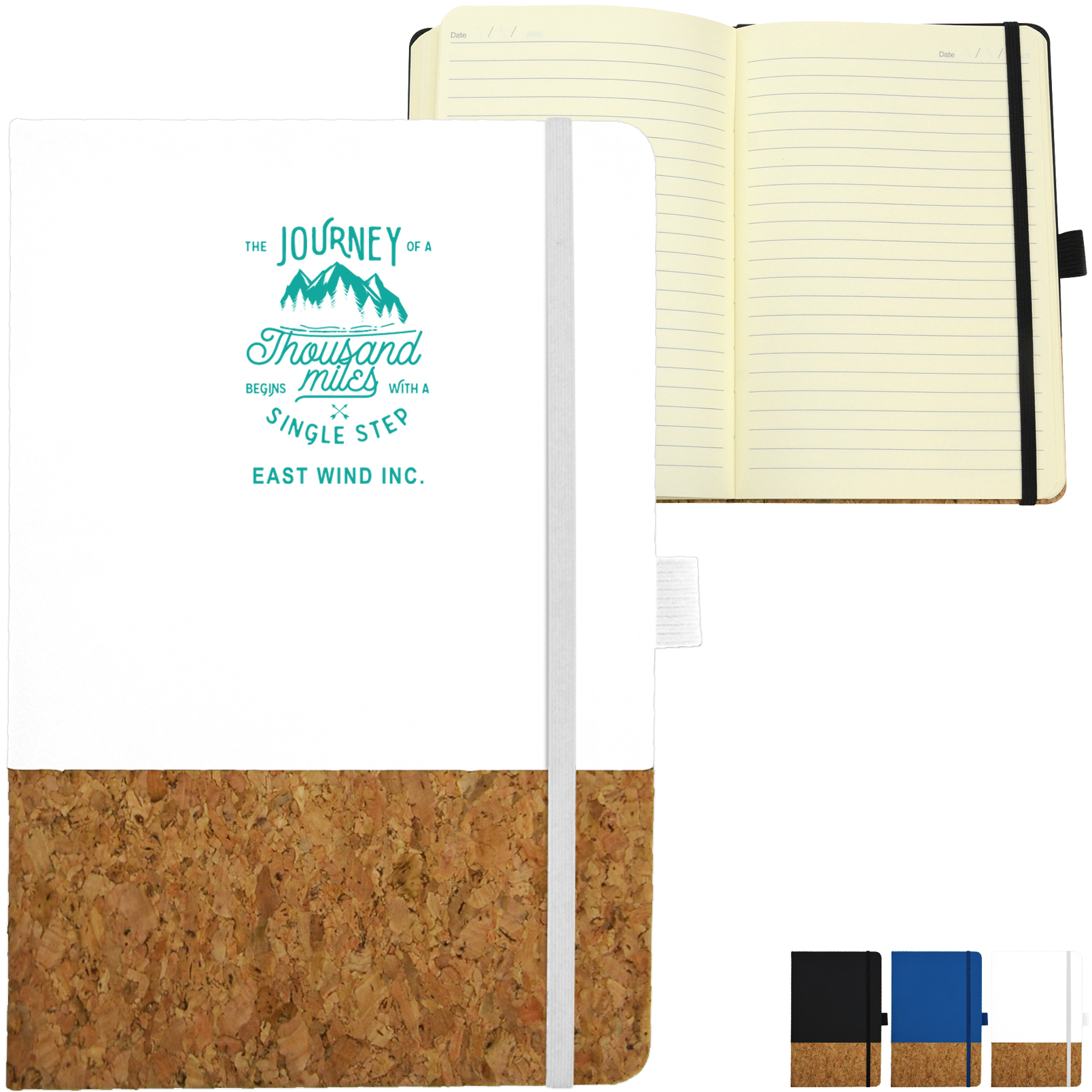Product Photo 1 Feel Corky Hard Cover Journal, 5-1/4" x 8-1/2"