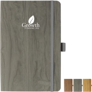 Soft Touch Wood Grain Journal, 5-1/4" x 8-1/2" - VT6256