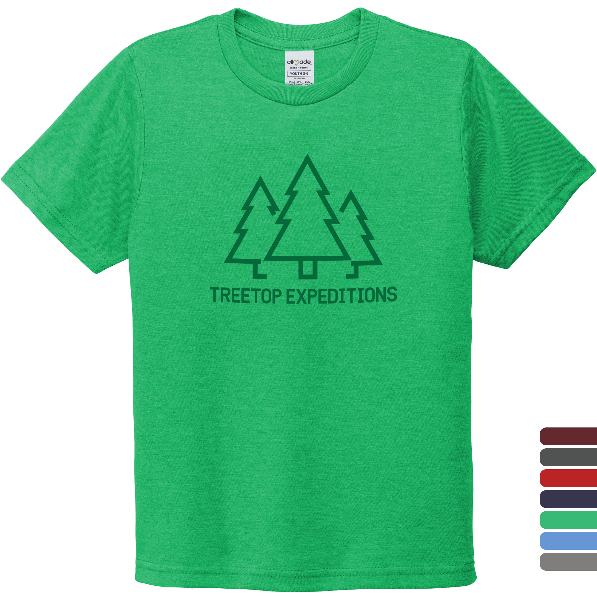 Product Photo 1 Allmade® Tri-Blend Youth Tee