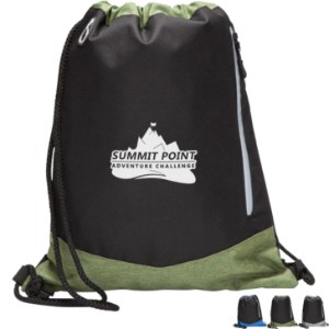 Donegal Polyester Drawstring Bag - KR2080