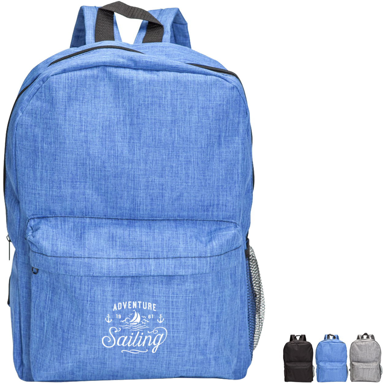 Product Photo 1 Tecumseh Heather Polyester Backpack