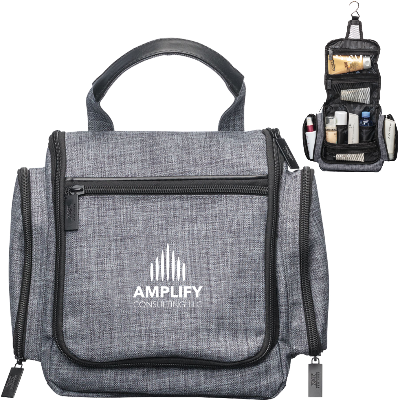 Product Photo 1 K&R New York™ Parkway Polyester Toiletry Bag