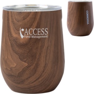 Corkcicle® Stemless Wood-Look Wine Cup, 12oz. - GM4494