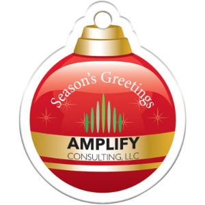 Ornament Shape Plastic Holiday Ornament - MC1505