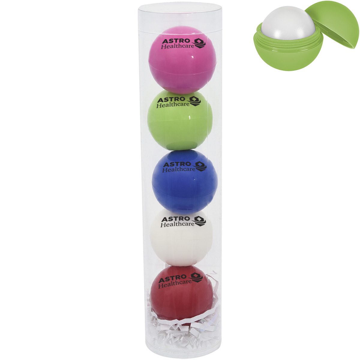 Product Photo 1 Lip Moisturizer Ball Tube Gift Set, 5 Pack