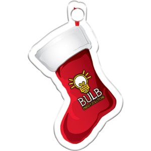 Christmas Stocking Plastic Holiday Ornament - MC1510